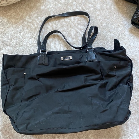 Tumi Black Voyageur Derby Business Tote Bag Carry On - Picture 1 of 12